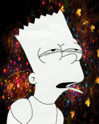 Stoner Bart Simpson GIF