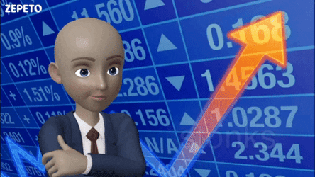 Stonks Zepeto Character GIF