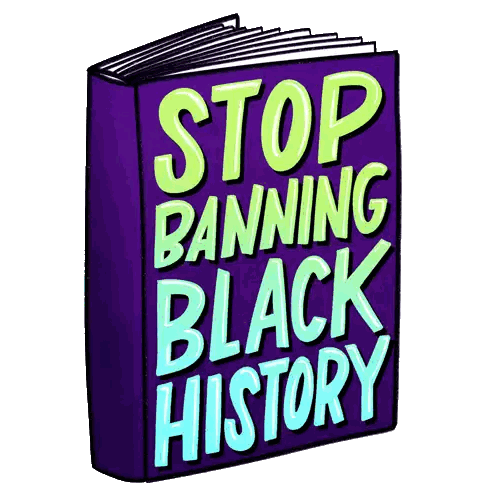 Stop Banning Black History Book Sticker