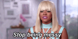 Stop Being Messy Basketball Wives LA GIF