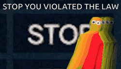 Stop Breaking The Law Gangster Banana Animation GIF