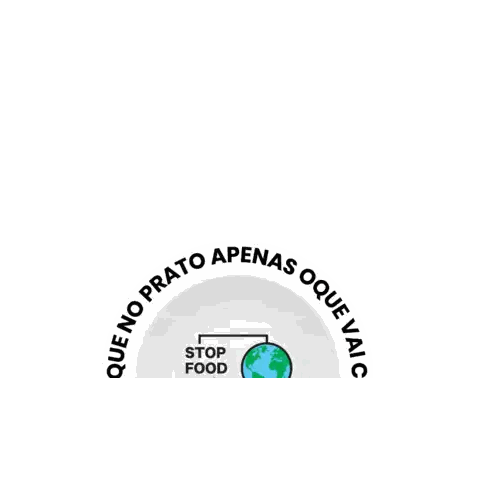 Stop Food Waste Day Text Sticker