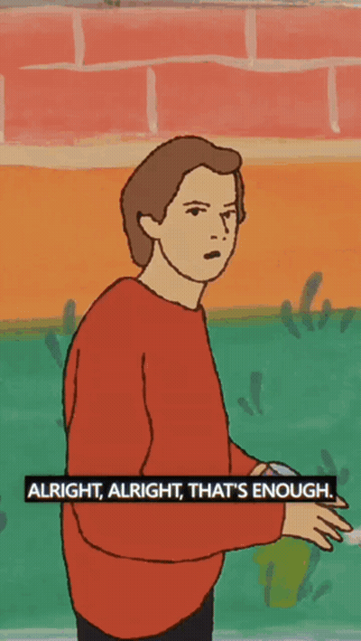 Stop Gesture Man Alright Alright That's Enough GIF