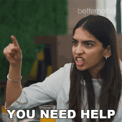 Stop Get Some Help Furious Lady GIF