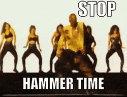 Stop Hammer Time GIF