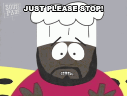 Stop He's Already Dead Chef South Park GIF