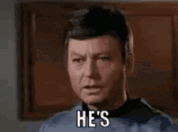 Stop He's Already Dead Leonard McCoy Startrek GIF