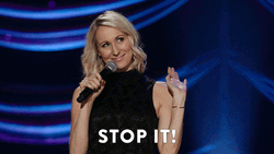 Stop It Nikki Glaser GIF