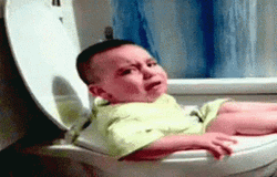 Stop Pooping Crying Baby GIF