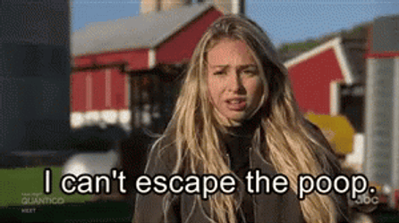 Stop Pooping Shock Girl GIF