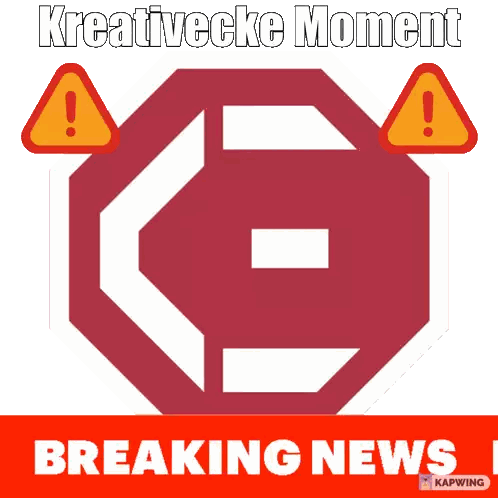 Stop Sign With E Letter Sticker