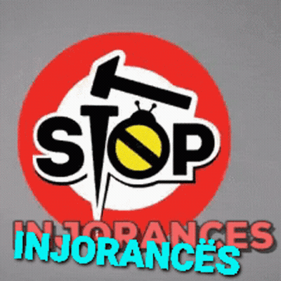 Stop Sign With Hammer Saying Insurances GIF