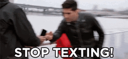 Stop Texting Throws Phone Prank GIF
