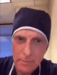 Stop The Cap Doctor Stacking Blue Cap GIF