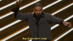 Stop The Cap Pumped Up Drake Speech GIF