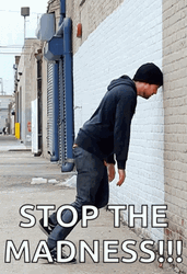 Stop The Madness Insane GIF
