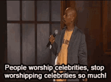 Stop Worshipping Celebrities