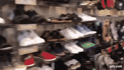 Store With Shoes And Sandals GIF