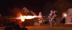 Storm Trooper Flame On GIF