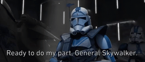 Storm Trooper Ready To Do My Part GIF