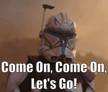 Stormtrooper Come On Come On Let's Go GIF