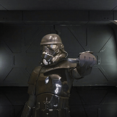 Stormtrooper Giving Thumbs Down GIF
