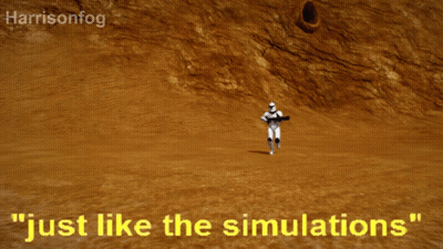 Stormtrooper Saying Just Like The Simulations GIF