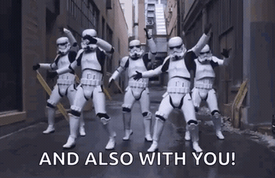 Stormtroopers Dancing In Alleyway GIF