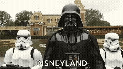 Stormtroopers Dressed As Darth Vader GIF