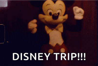 Stormtroopers Dressed As Darth Vader In Front Of Disneyland GIF