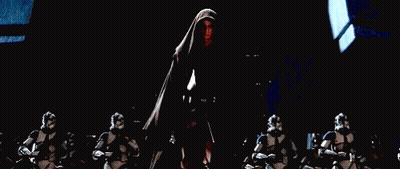 Stormtroopers Standing In Dark Room GIF
