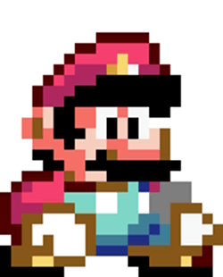 Stout Pixel Mario GIF