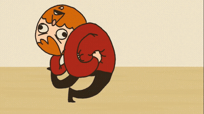 Strange Werfs Cartoon Of Men GIF