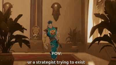 Strategist Holding Sword Says Pov Ur A Strategist GIF