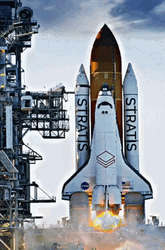 Stratix Rocket Ship GIF
