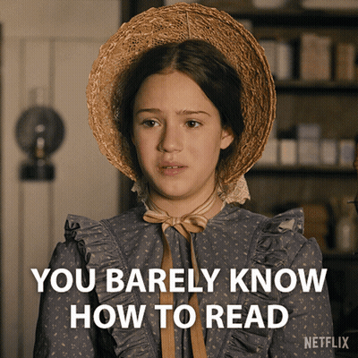 Straw Hat Girl You Barely Know How To Read GIF