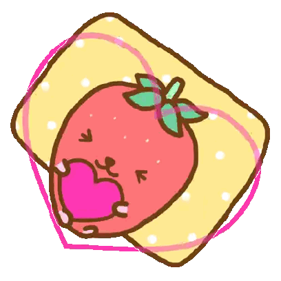 Strawberry Fruit Sticker