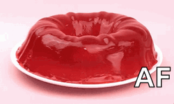 Strawberry Jiggle Jelly  GIF