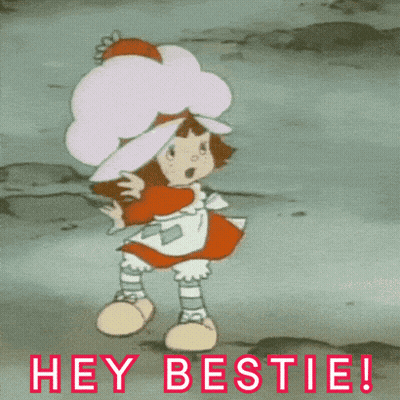 Strawberry Shortcake Hey Bestie GIF