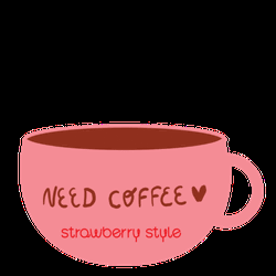 Strawberry Shortcake Need Coffee GIF