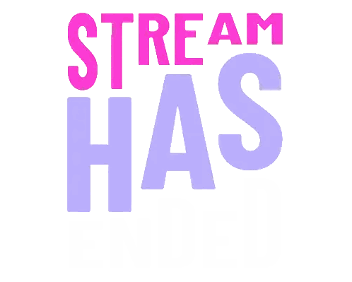 Stream Has Logo In Pink And Purple Sticker
