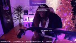Streamer Girl Fall Out GIF