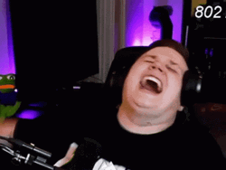 Streamer Guy Rofl So Hard GIF