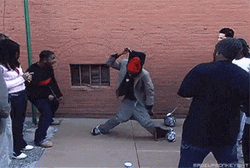 Street Break Dance With The Hood GIF