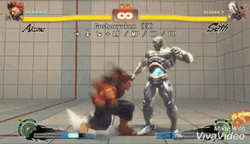 Street Fighter Akuma Battle Field GIF