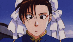 Street Fighter Chun-Li Funny Reaction GIF