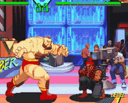 Street Fighter Wrestler Zangief GIF