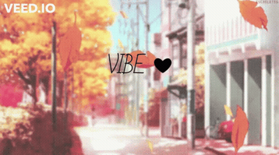 Street With Heart And Word Vibe GIF