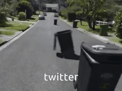 Street With Twitter Word Bottom Right GIF