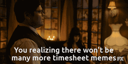 Stressed Man Timesheet Meme GIF